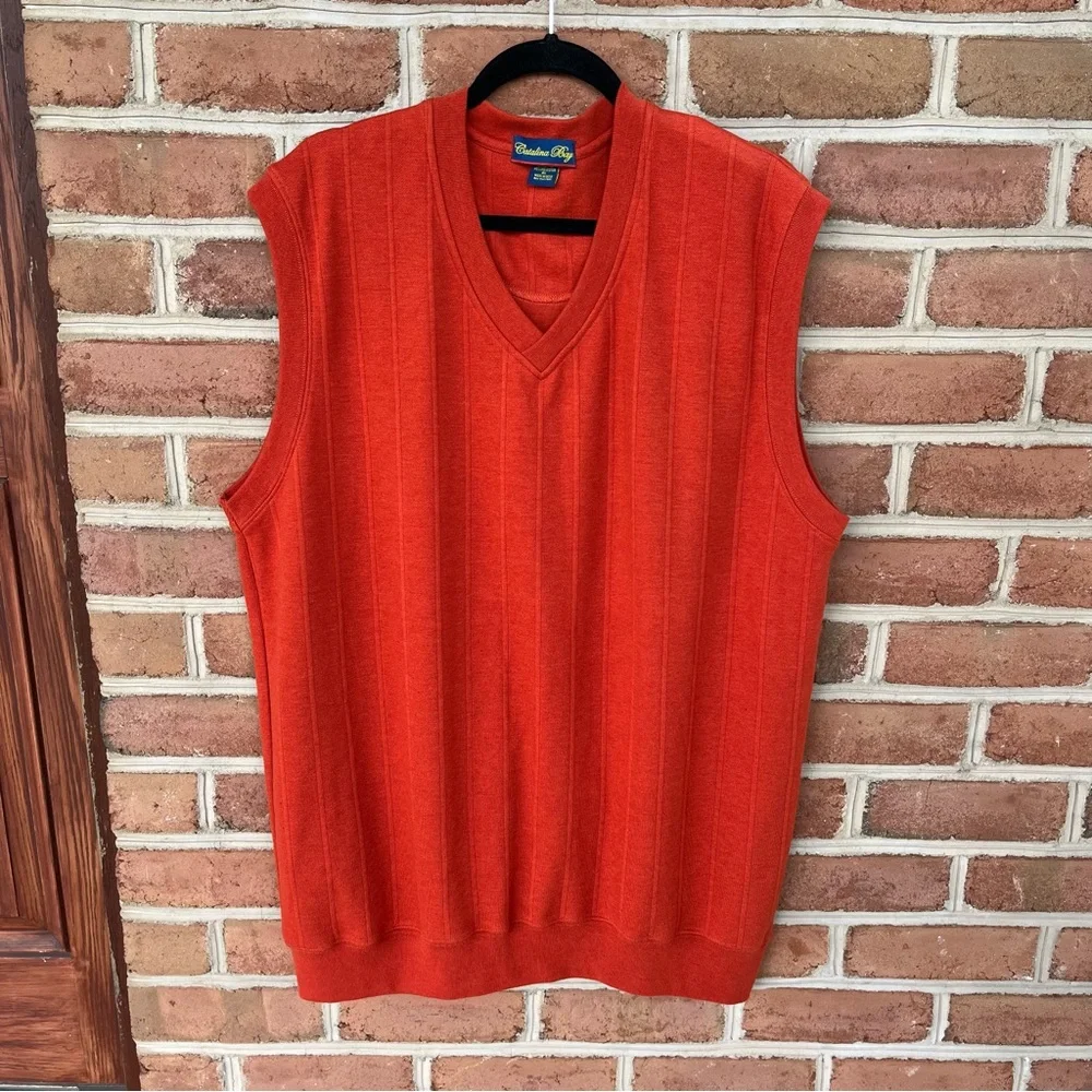 V-neck sweater vest, size men’s XL - Picture 2 of 6